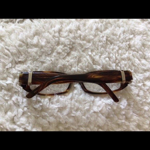 Burberry Tortoise Rectangle Frame Eyewear Made in Italy - Picture 2 of 12